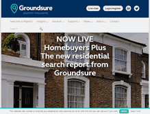 Tablet Screenshot of groundsure.com
